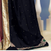 Sparkling Velvet Pallu Net Lehenga Saree